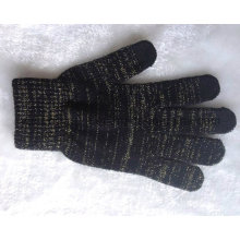 Promoción tejido de acrílico caliente caliente pantalla táctil guantes / manoplas